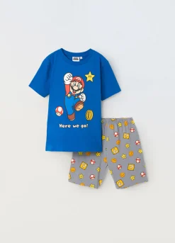 Blukids Pigiama corto in puro cotone bambino-Bambino Pigiami