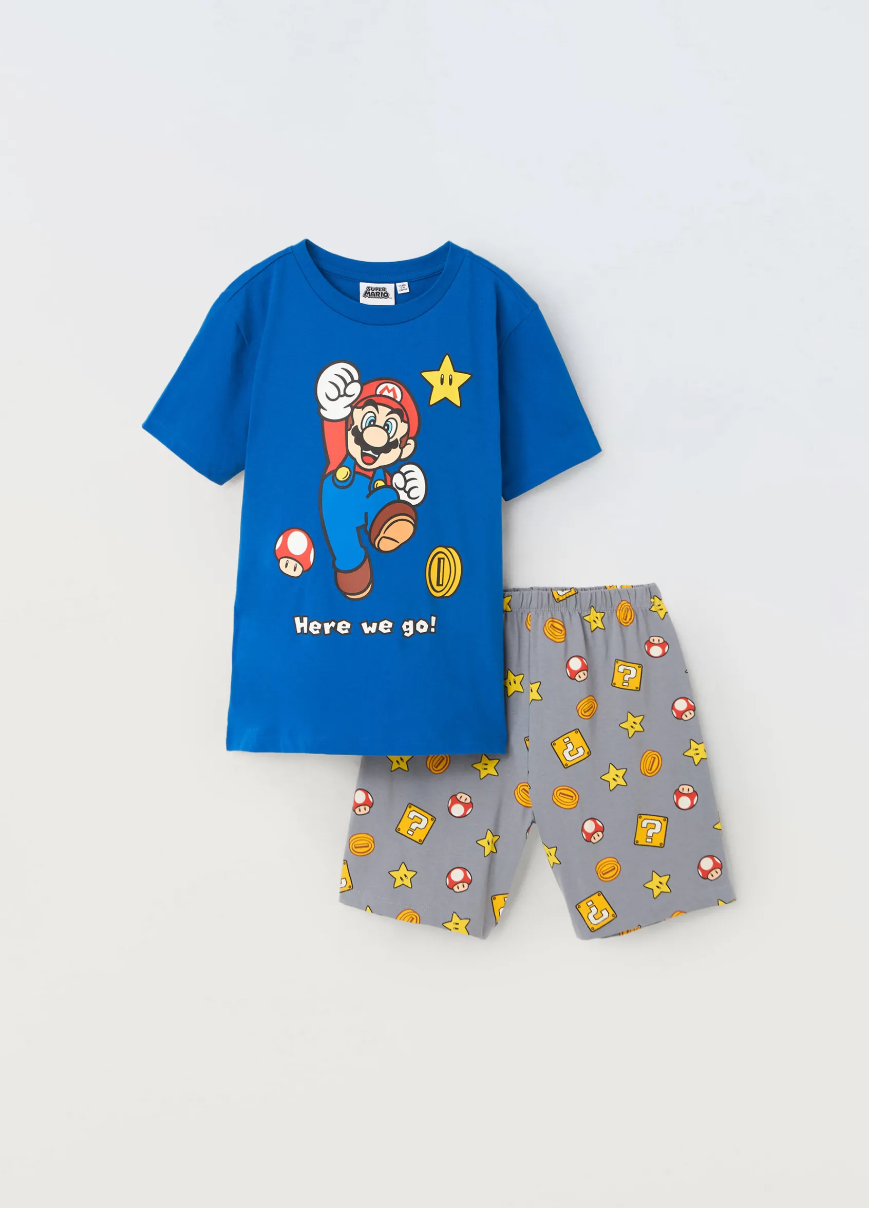 Blukids Pigiama corto in puro cotone bambino-Bambino Pigiami