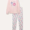 Blukids Pigiama lungo in puro cotone ragazza- Pigiami