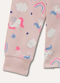 Blukids Pigiama lungo in puro cotone bambina- Pigiami