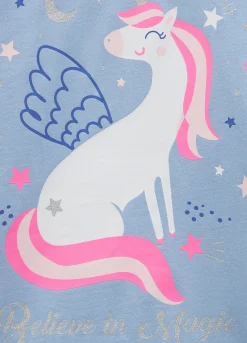 Blukids Pigiama lungo in puro cotone bambina- Pigiami