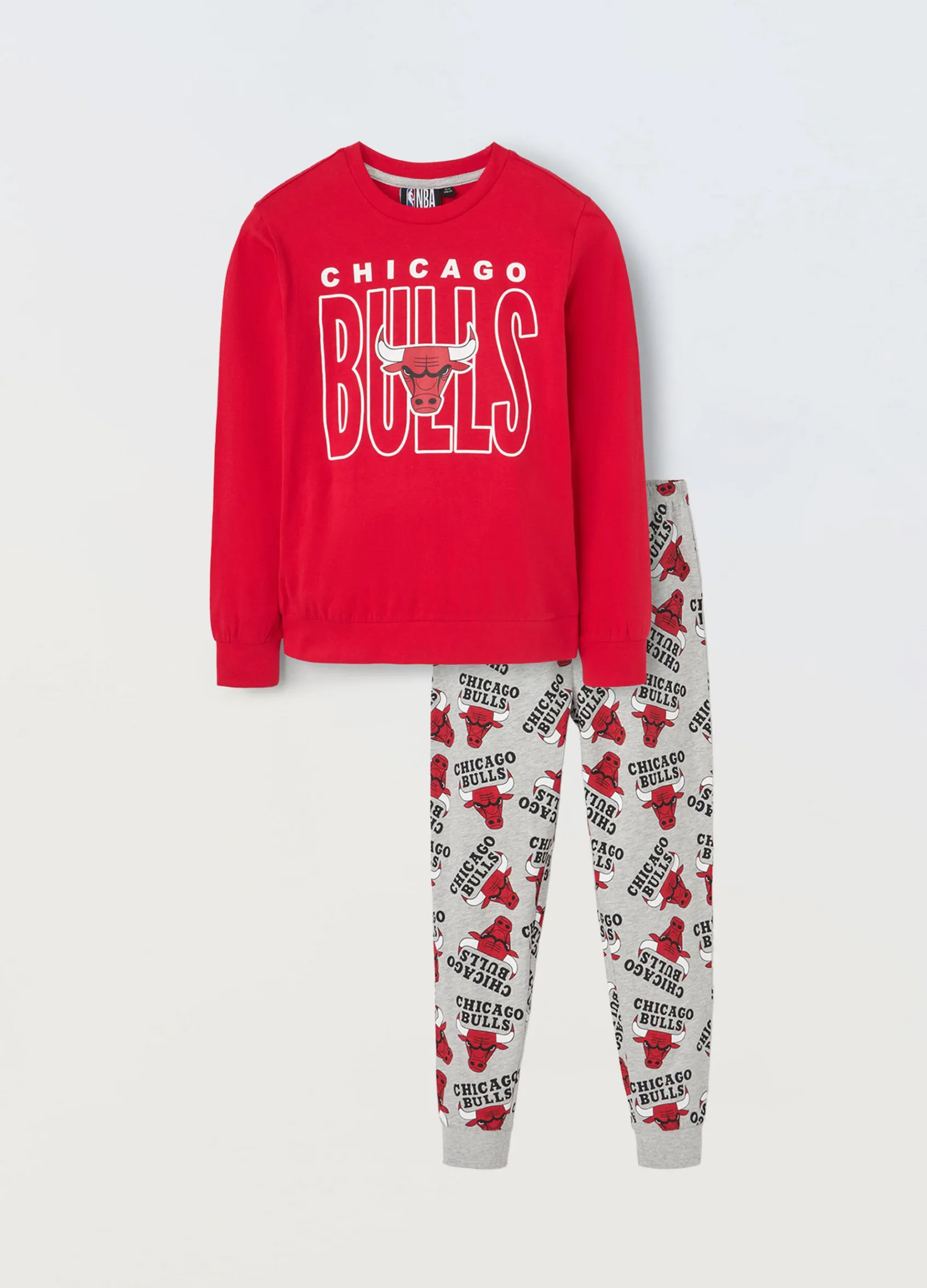 Blukids Pigiama lungo NBA in cotone ragazzo- Pigiami