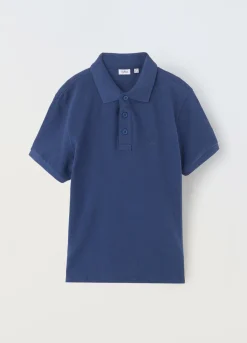 Blukids Polo a maniche corte in puro cotone ragazzo- T-shirt