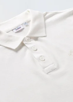 Blukids Polo a maniche corte in puro cotone ragazzo- T-shirt