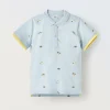 Blukids Polo in cotone stretch bambino-Bambino T-shirt