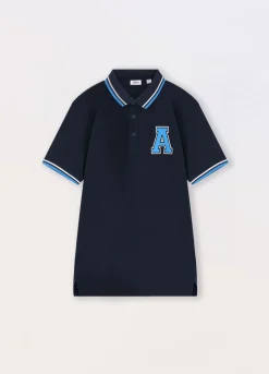 Blukids Polo in cotone stretch Piquet ragazzo- T-shirt