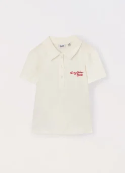 Blukids Polo in jersey di cotone stretch ragazza- T-shirt