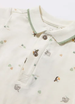 Blukids Polo in jersey di cotone stretch neonato- T-shirt
