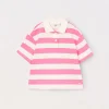 Blukids Polo in jersey di puro cotone ragazza- T-shirt