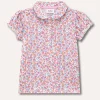 Blukids Polo in piqué di puro cotone neonata- T-shirt
