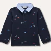 Blukids Polo in piqué di puro cotone neonato- T-shirt