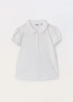 Blukids Polo in puro cotone Piquet bambina- T-shirt