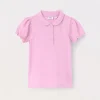 Blukids Polo in puro cotone Piquet bambina- T-shirt