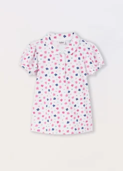 Blukids Polo in puro cotone Piquet bambina- T-shirt