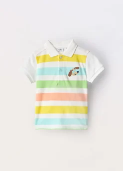 Blukids Polo in puro cotone Piquet neonato- T-shirt