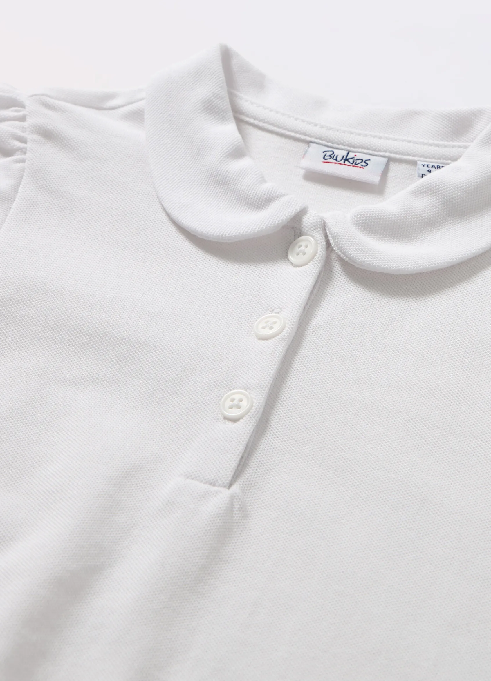 Blukids Polo in puro cotone Piquet bambina- T-shirt