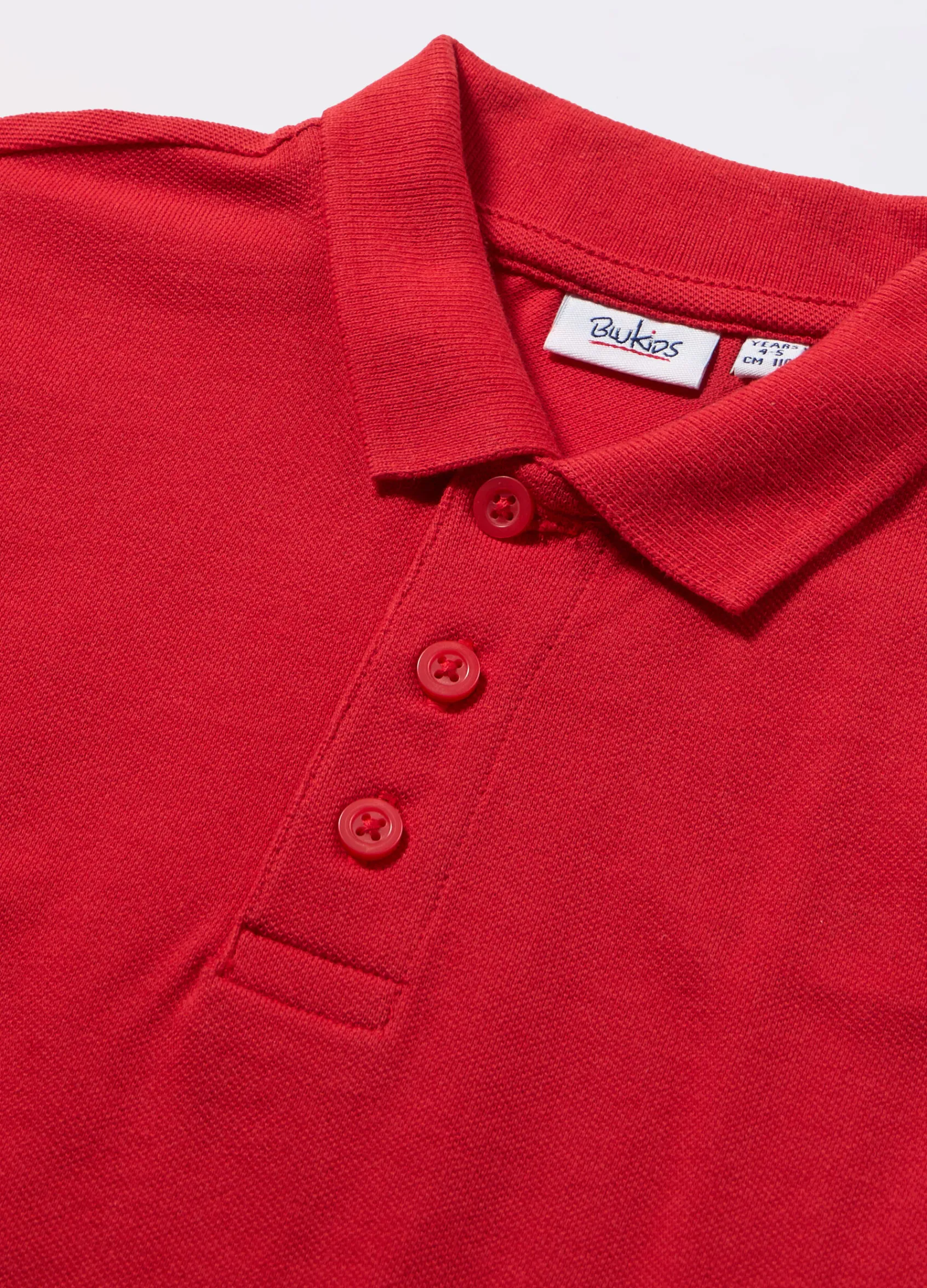 Blukids Polo in puro cotone Piquet bambino-Bambino T-shirt