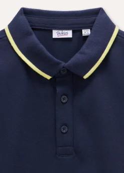 Blukids Polo in puro cotone Piquet ragazzo- T-shirt