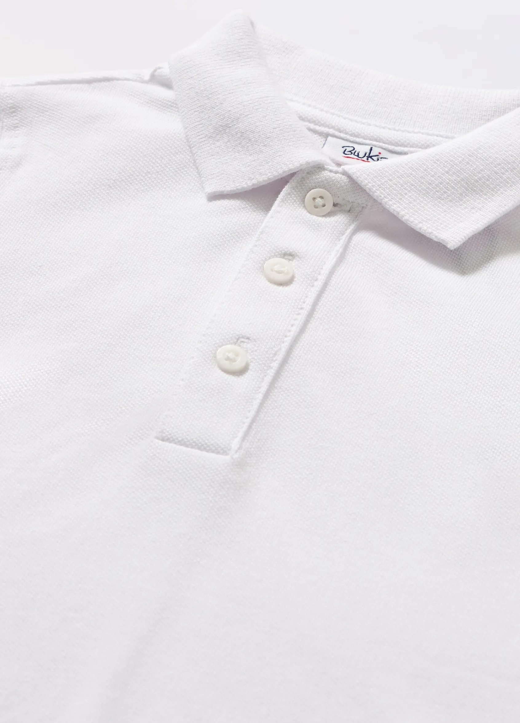 Blukids Polo in puro cotone Piquet neonato- T-shirt
