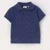 Blukids Polo tricot in puro cotone neonato- T-shirt