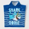 Blukids Poncho da bagno in puro cotone neonato- Costumi