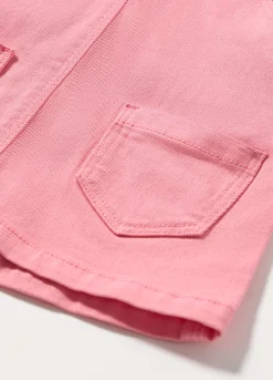 Blukids Salopette in denim di cotone stretch neonata- Vestitini