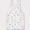 Blukids Salopette in twill di puro cotone neonata- Vestitini