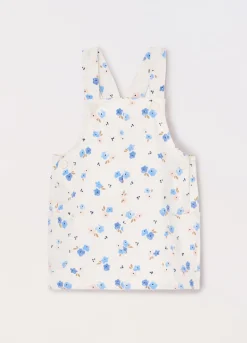 Blukids Salopette in twill di puro cotone neonata- Vestitini