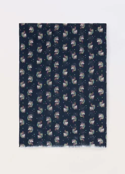 Blukids Sciarpa in puro cotone con stampa- Accessori