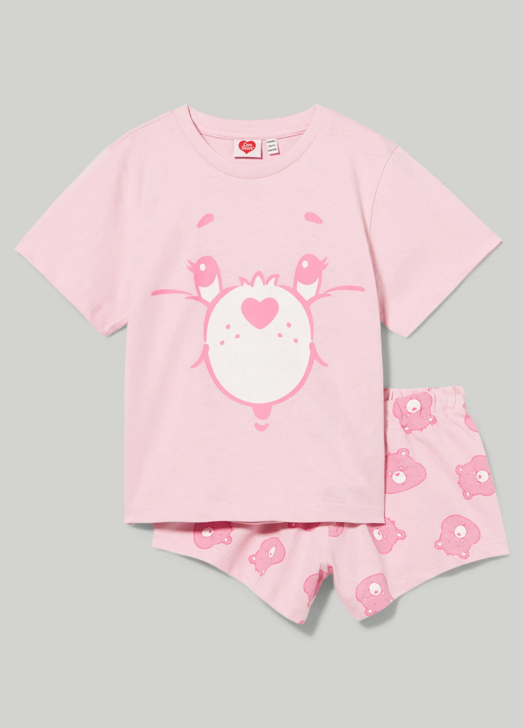 Blukids Set pigiama corto Care Bears in puro cotone ragazza- Pigiami