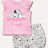Blukids Set pigiama corto Disney in puro cotone neonata- Pigiami