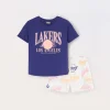 Blukids Set pigiama corto in jersey di puro cotone ragazza- Pigiami