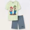 Blukids Set pigiama corto in jersey di puro cotone bambino-Bambino Pigiami
