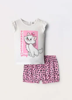 Blukids Set pigiama corto in jersey di puro cotone neonata- Pigiami
