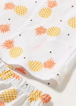 Blukids Set pigiama corto in jersey di puro cotone neonata- Pigiami