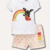 Blukids Set pigiama corto in puro cotone neonata- Pigiami