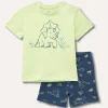 Blukids Set pigiama corto in puro cotone neonato- Pigiami