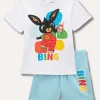 Blukids Set pigiama corto in puro cotone neonato- Pigiami