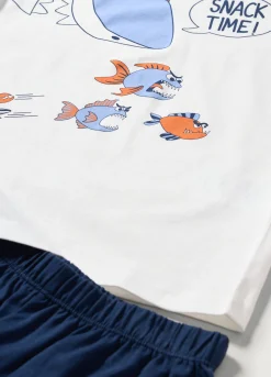 Blukids Set pigiama corto in puro cotone bambino-Bambino Pigiami