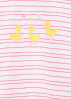 Blukids Set pigiama corto in puro cotone neonata- Pigiami