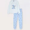 Blukids Set pigiama in jersey di puro cotone bambina- Pigiami