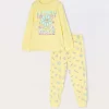 Blukids Set pigiama in jersey di puro cotone bambina- Pigiami