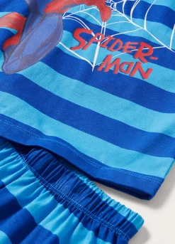 Blukids Set pigiama in jersey di puro cotone bambino Spider-Man-Bambino Pigiami