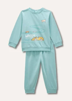Blukids Set pigiama in puro cotone neonato- Pigiami