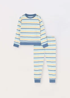 Blukids Set pigiama lungo a righe bambino-Bambino Multipack | Intimo