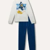 Blukids Set pigiama lungo Donald Duck in puro cotone bambino-Bambino Pigiami