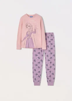 Blukids Set pigiama lungo in jersey di puro cotone bambina Frozen- Intimo
