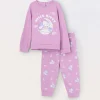 Blukids Set pigiama lungo in puro cotone neonata- Pigiami