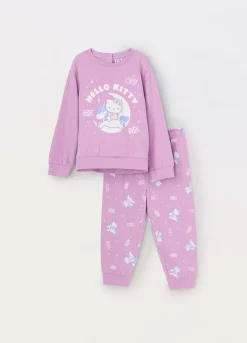 Blukids Set pigiama lungo in puro cotone neonata- Pigiami