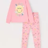 Blukids Set pigiama lungo in puro cotone bambina- Intimo